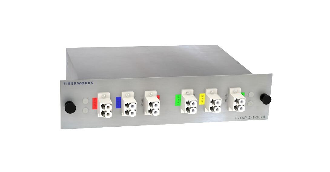 F-TAP-2-1-3070-M5-LP Fiberworks AS  Fiberworks Network Tap, 30% mon., 2 taps MM 50/125, IL 2.0dB, LC/PC connectors