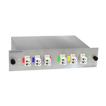 F-TAP-2-1-3070-M5-LP Fiberworks AS  Fiberworks Network Tap, 30% mon., 2 taps MM 50/125, IL 2.0dB, LC/PC connectors