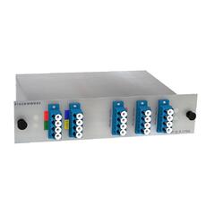 Fiberworks Network Tap, 3 x 17%, 2 taps SM 9/125, IL 3.6 dB, LC/UPC connectors