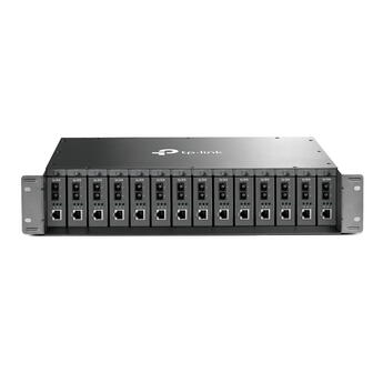 TL-MC1400 TP-LINK MC1400 14-Slot Rackmount Chassis, 19&quot; for TP-LINK media converters