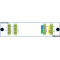 F-CMUX-4+2-4761-MLA Fiberworks AS  Fiberworks 4+2 ch. CWDM CATV Mux+Demux 4 CWDM ch + 1310 & 1550 nm WB, Mon.ports