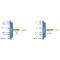 F-CMUX-4+2-4761-MLA Fiberworks AS  Fiberworks 4+2 ch. CWDM CATV Mux+Demux 4 CWDM ch + 1310 & 1550 nm WB, Mon.ports