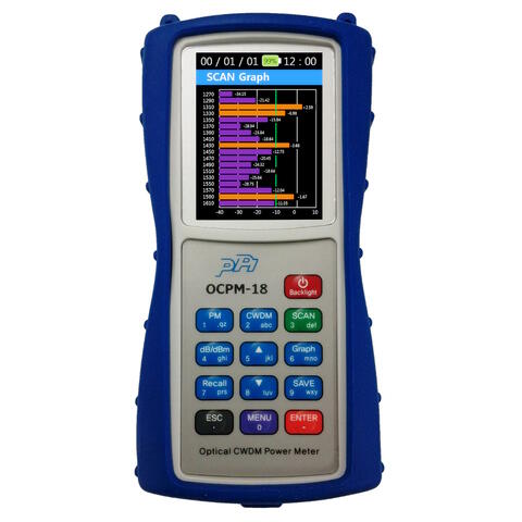 Optical CWDM Wavelength Analyzer 18 wavelengths 1270-1610 nm, SC/UPC