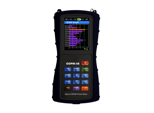 Optical DWDM Wavelength Analyzer, SC/UPC 48 wavelengths ch. 17-64 (1526-1564 nm) 