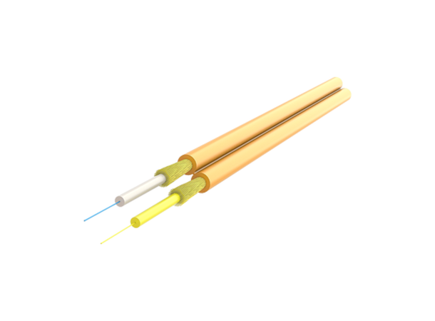 Snor MM DPX SC/PC-ST/PC 1 m 62,5/OM1 2x ø2mm Oransje 