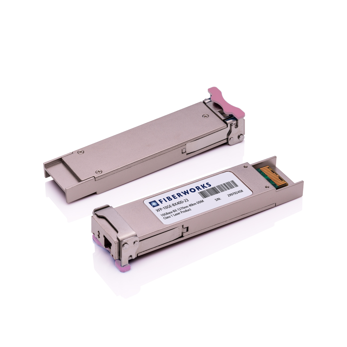 XFP-10GE-BX40D-23 Fiberworks AS  XFP BiDi, 10 GE, DDM, SM, 40km Tx/Rx=1270/1330nm, 14dB, LC