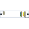 F-CMUX-4-MM6-5157-LP Fiberworks AS  Fiberworks 4 ch multimode CWDM Mux+Demux C51-C57, 62.5 µm
