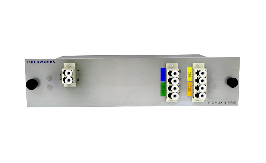 F-CMUX-4-MM6-5157-LP Fiberworks AS  Fiberworks 4 ch multimode CWDM Mux+Demux C51-C57, 62.5 &#181;m