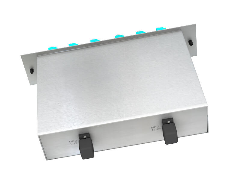 F-MPO24-2-OM3-MP-LC Fiberworks AS  24-port MPO mounted fan-out, rear access 2x MPO12(f) to 12x LC/PC, 50/125&#181;m OM3