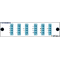 F-MPO24-2-OM3-MP-LC Fiberworks AS  24-port MPO mounted fan-out, rear access 2x MPO12(f) to 12x LC/PC, 50/125µm OM3