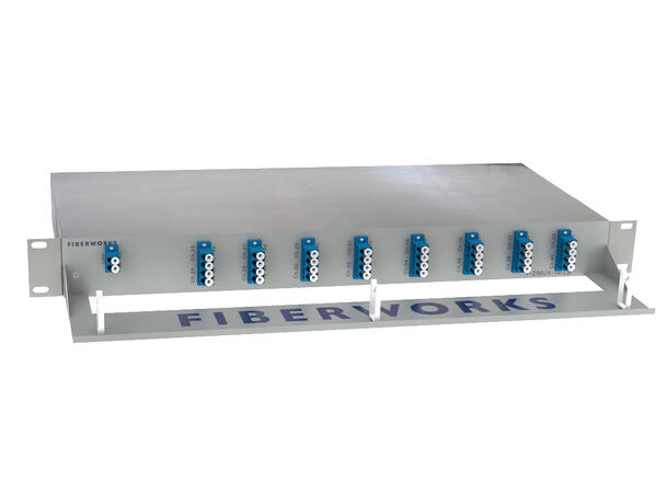 Fiberworks 16 ch. DWDM Mux+Demux, Low ITU ch. 25-40, 100 GHz, LC 