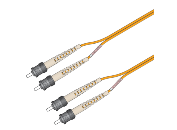 Snor MM DPX ST/PC-ST/PC xx m 62,5/OM1 2x ø2mm Oransje 