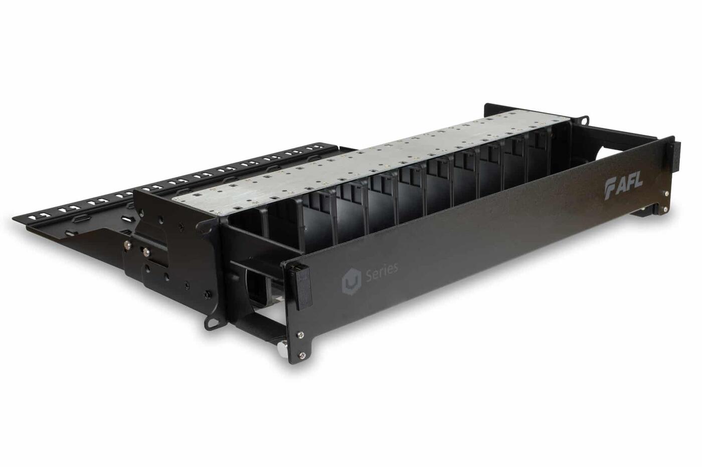 UHD-2UFD AFL FXUCXXBXXX-02BH AFL 2U 19&quot; U-Series Chassis for12 module With front door and rear management