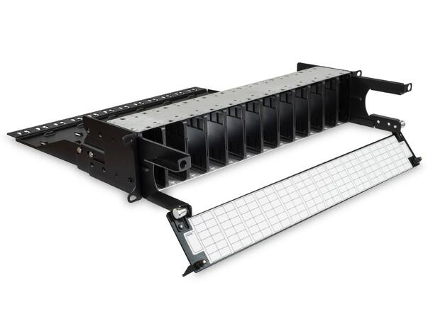 AFL 2U 19" U-Series Chassis for12 module With front door and rear management 