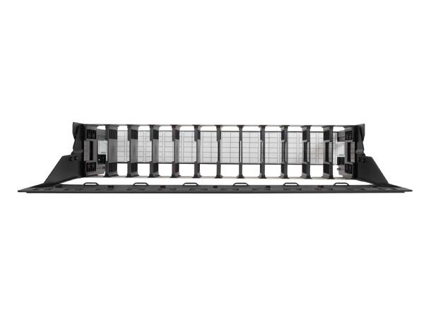 AFL 2U 19" U-Series Chassis for12 module With front door and rear management 