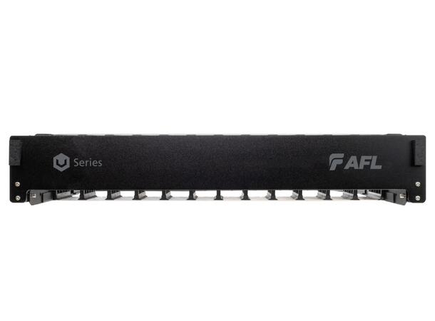 AFL 2U 19" U-Series Chassis for12 module With front door and rear management 