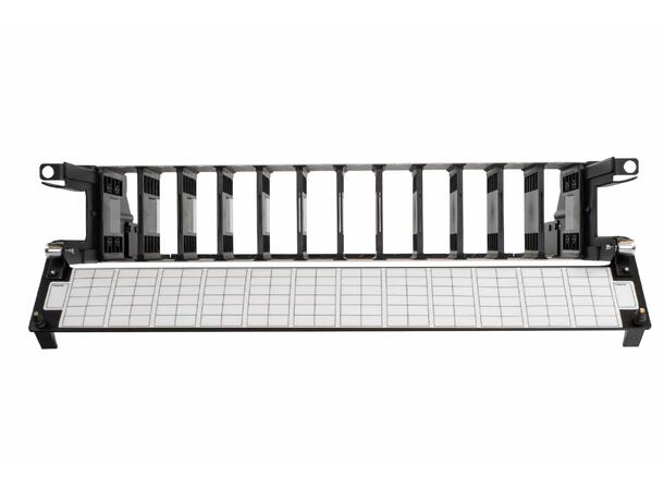 AFL 2U 19" U-Series Chassis for12 module With front door and rear management 