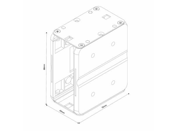 AFL U-Series 0RU Installasjonssett For 1 UHD modul 