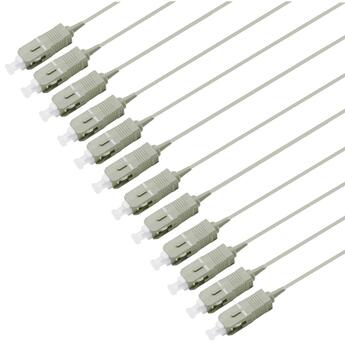 PT-MM6-T9G-SCP-15-BP Fiberworks AS  Fiberhale MM SC/PC 12-pakning 1,5 m 62,5/OM1, 900µm fast kledning, Grå