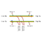F-COADM-2DC-MLU-xxyy Fiberworks AS  Fiberworks 2 ch. CWDM OADM w/mon.ports "drop and continue", LC
