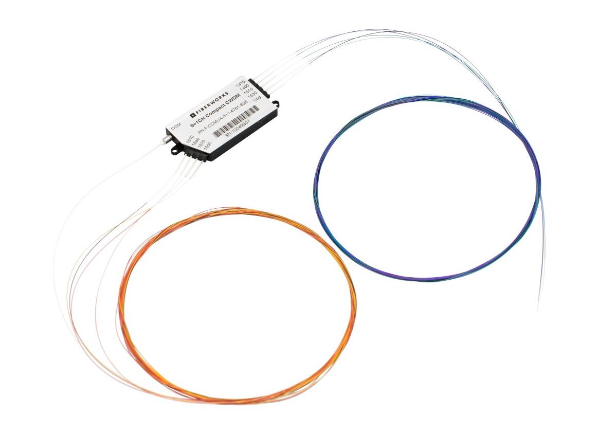 F-CCMUX-8+1-4761-B25 Fiberworks AS  Fiberworks compact 8+1 CWDM Mux/Demux C47-C61 + 1310WB, 250&#181;m pigtails