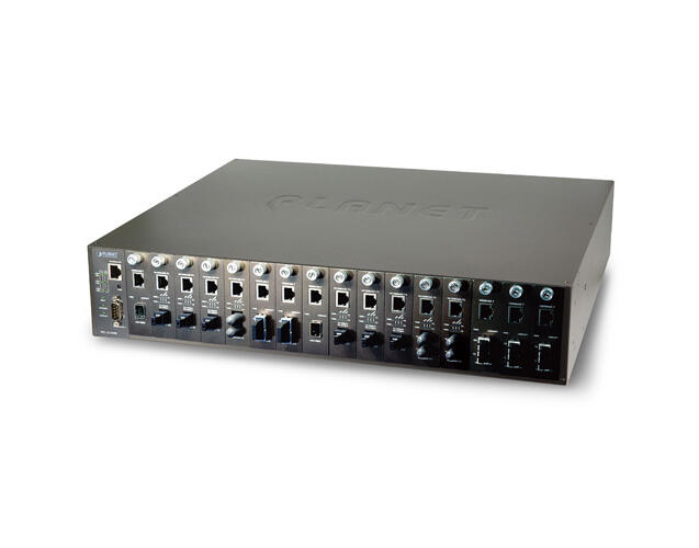 MC-PLANET-MC-1610MR PLANET MC-1610MR MC-1610MR 16-slot Managed Chassis, AC for FST/GST/XST series media converters