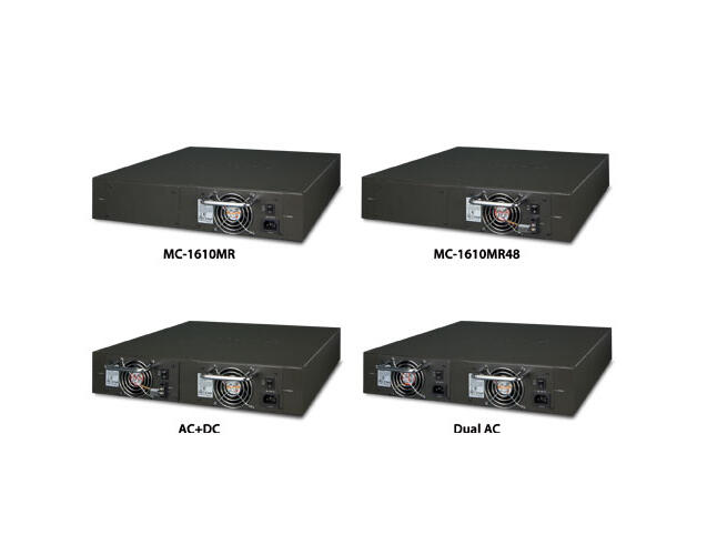 MC-PLANET-MC-1610MR PLANET MC-1610MR MC-1610MR 16-slot Managed Chassis, AC for FST/GST/XST series media converters