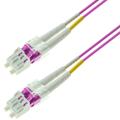 Snor MM DPX LC/PC-LC/PC 1 m 50/OM4 BIF 2x &#248;2mm Erika Fiolett