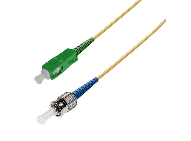 Snor SM SPX SC/APC-ST/UPC xx m 9/OS2 G.657.A2 ø2mm Gul 