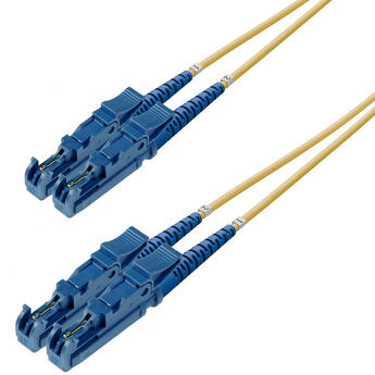 P-SM9-D2Y-E2U-E2U-xx Fiberworks AS  Snor SM DPX E2000/UPC-E2000/UPC xx m 9/OS2 G.657.A2 2x ø2mm Gul