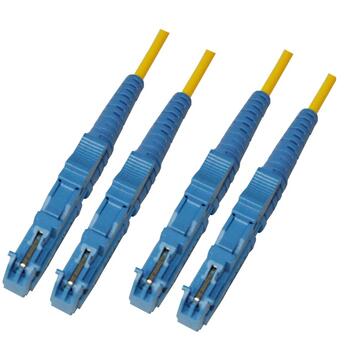 P-SM9-D2Y-E2U-E2U-xx Fiberworks AS  Snor SM DPX E2000/UPC-E2000/UPC xx m 9/OS2 G.657.A2 2x &#248;2mm Gul
