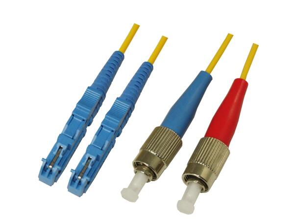 Snor SM DPX E2000/UPC-FC/UPC xx m 9/OS2 G.657.A2 2x ø2mm Gul 