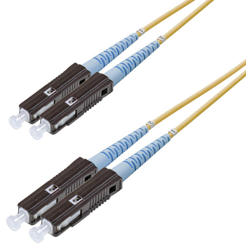 P-SM9-D2Y-MUU-MUU-xx Fiberworks AS  Snor SM DPX MU/UPC-MU/UPC xx m 9/OS2 G.657.A2 2x ø2mm Gul