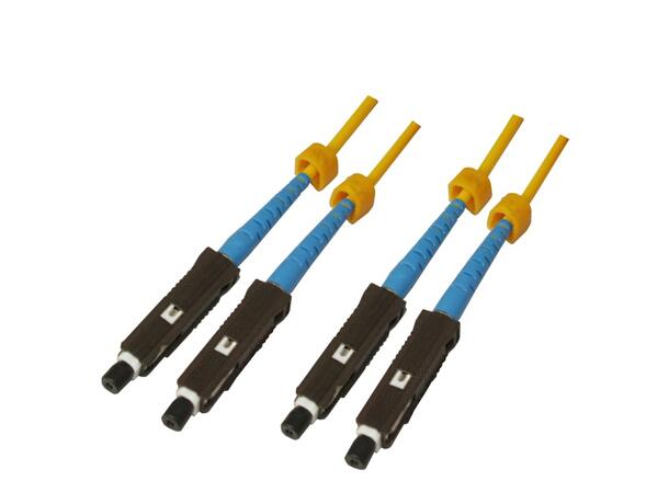 Snor SM DPX MU/UPC-MU/UPC xx m 9/OS2 G.657.A2 2x ø2mm Gul 
