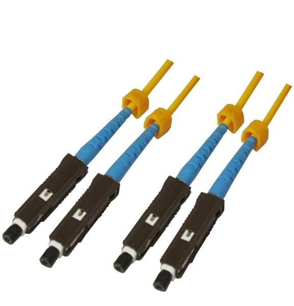 P-SM9-D2Y-MUU-MUU-xx Fiberworks AS  Snor SM DPX MU/UPC-MU/UPC xx m 9/OS2 G.657.A2 2x &#248;2mm Gul