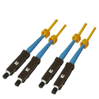 P-SM9-D2Y-MUU-MUU-xx Fiberworks AS  Snor SM DPX MU/UPC-MU/UPC xx m 9/OS2 G.657.A2 2x &#248;2mm Gul