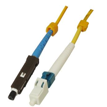 P-SM9-S2Y-MUU-LCU-xx Fiberworks AS  Snor SM SPX MU/UPC-LC/UPC xx m 9/OS2 G.657.A2 &#248;2mm Gul