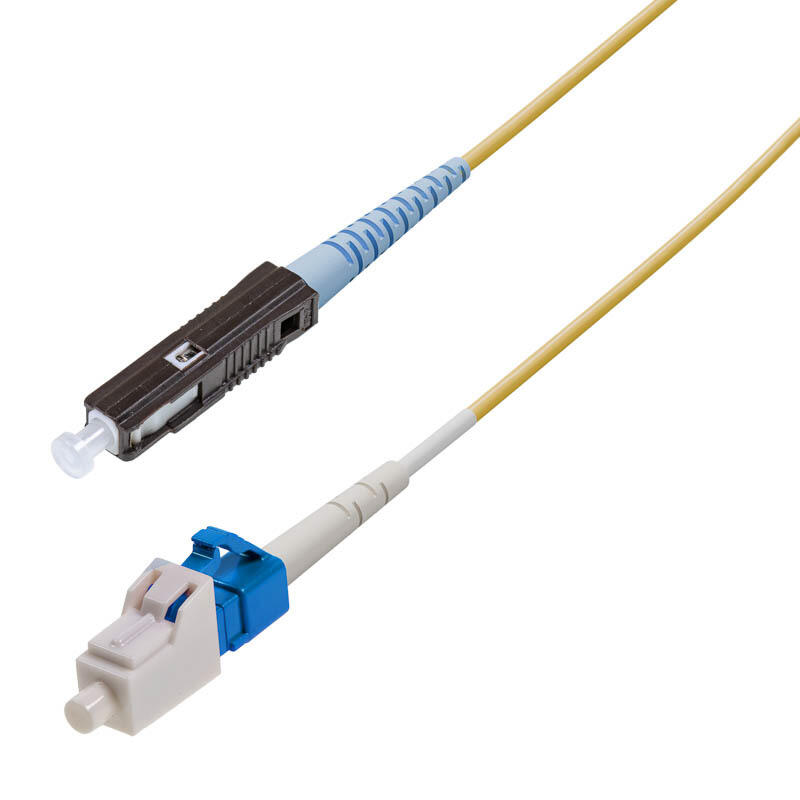 P-SM9-S2Y-MUU-LCU-xx Fiberworks AS  Snor SM SPX MU/UPC-LC/UPC xx m G.657.A2 ø2mm Yellow