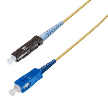 P-SM9-S2Y-MUU-SCU-xx Fiberworks AS  Snor SM SPX MU/UPC-SC/UPC xx m 9/OS2 G.657.A2 ø2mm Gul