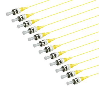 PT-SM9-T9Y-STU-15-BP Fiberworks AS  Fiberhale SM ST/UPC 12-pakning, 1,5 m 9/OS2 G.657.A2, 900&#181;m fast kledning, Gul