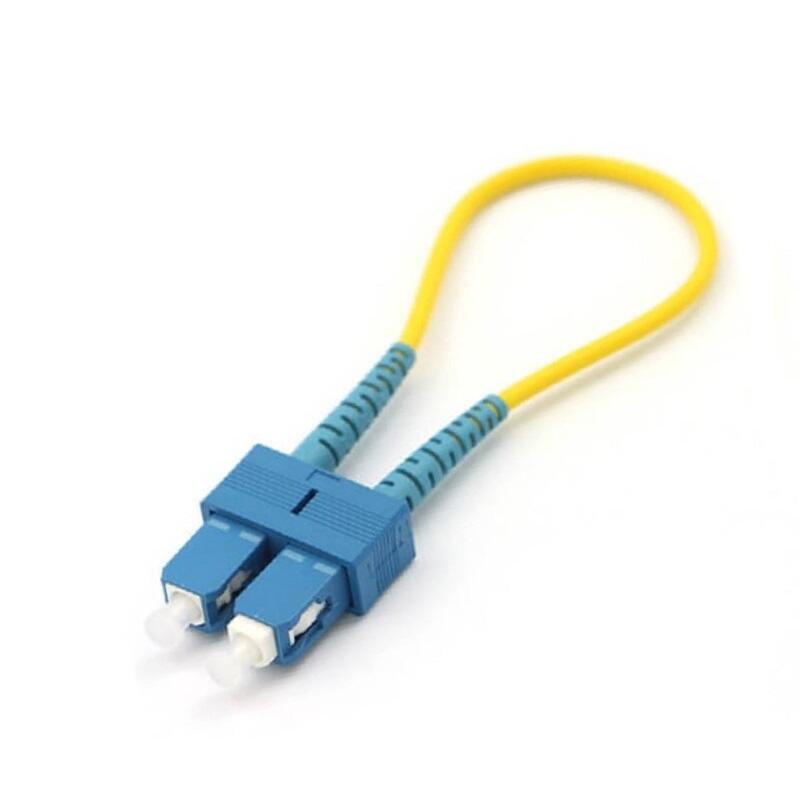 P-SM9-L2Y-SCU-SCU0.2 Fiberworks AS  Loop patch SM SPX SC/UPC 20 cm 9/OS2 G.657.A1 ø2mm Yellow