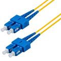 Snor SM DPX SC/UPC-SC/UPC 40 m 9/OS2 G.657.A2 2x &#248;2mm Gul
