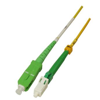 P-SM9-S2Y-SCA-LCA-xx Fiberworks AS  Snor SM SPX SC/APC-LC/APC xx m 9/OS2 G.657.A2 &#248;2mm Gul