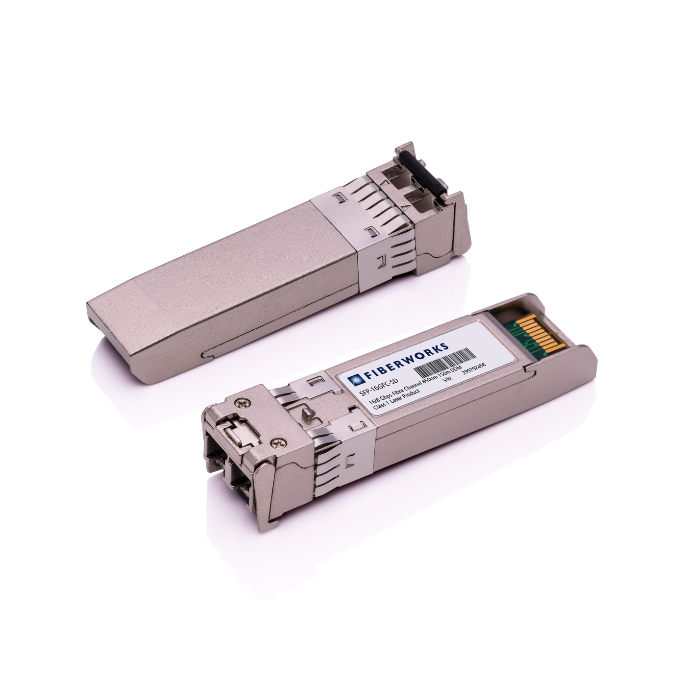 SFP-16GFC-SD Fiberworks AS  SFP+, 16/8/4 Fibre Channel, 100m 850nm, 4.5dB, DDM, MM