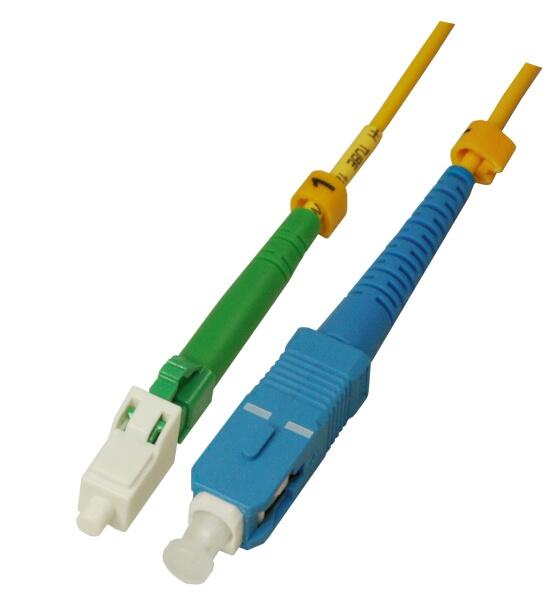 P-SM9-S2Y-LCA-SCU-15 Fiberworks AS  Snor SM SPX LC/APC-SC/UPC 15 m 9/OS2 G.657.A2 &#248;2mm Gul