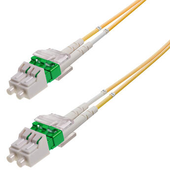 P-SM9-D2Y-LCA-LCA-xx Fiberworks AS  Patch SM DPX LC/APC-LC/APC xx m 9/OS2 G.657.A2 2x ø2mm Yellow
