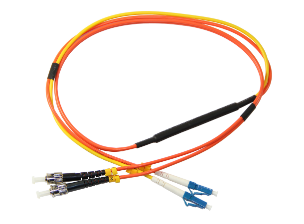 Patchcord mode conditioning LC/PC-ST/PC MM 62,5/125, Duplex ø2 mm 3 meter LC=SM 