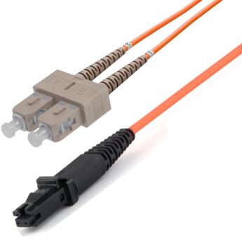 P-MM5-D2O-SCP-MTJ-xx Fiberworks AS  Snor MM DPX SC/PC-MTRJ(f)/PC xx m 50/OM2 2x ø2mm Oransje (MTRJ Hunn)