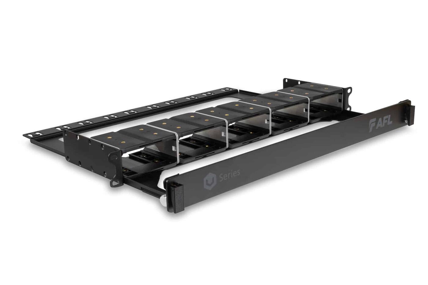 UHD-1UFDRM AFL FXUCXXBXXX-01BH AFL1U 19&quot; U-Series Chassis for 5 modules With front door and rear management