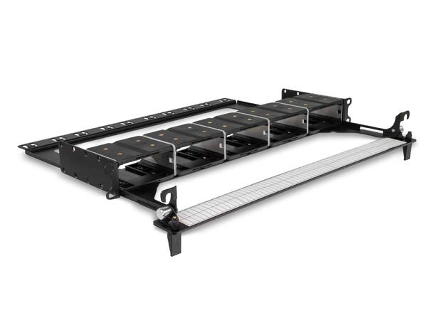 AFL1U 19" U-Series Chassis for 5 modules With front door and rear management 